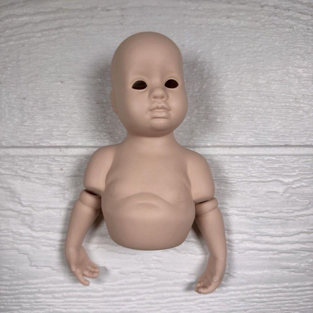 Vintage 1995 Jan Garnett Lil Munchkin Bisque Doll Parts Jubilee Mold Co 3pc